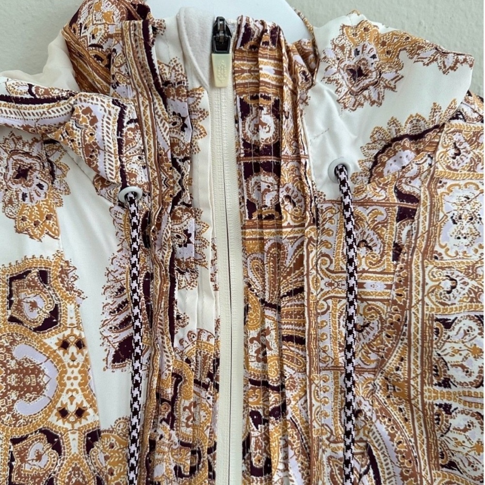 Free People ✨Golden day✨New ✨ Multicolor Patterned Jacket - Picture 7 of 15